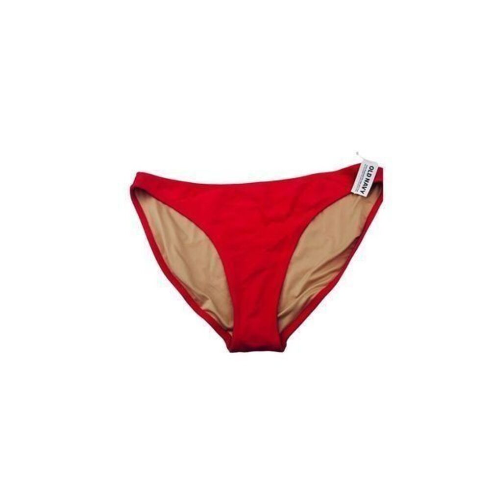 Old Navy Womens Bikini Bottom pink Stretch Elastic Waist XL